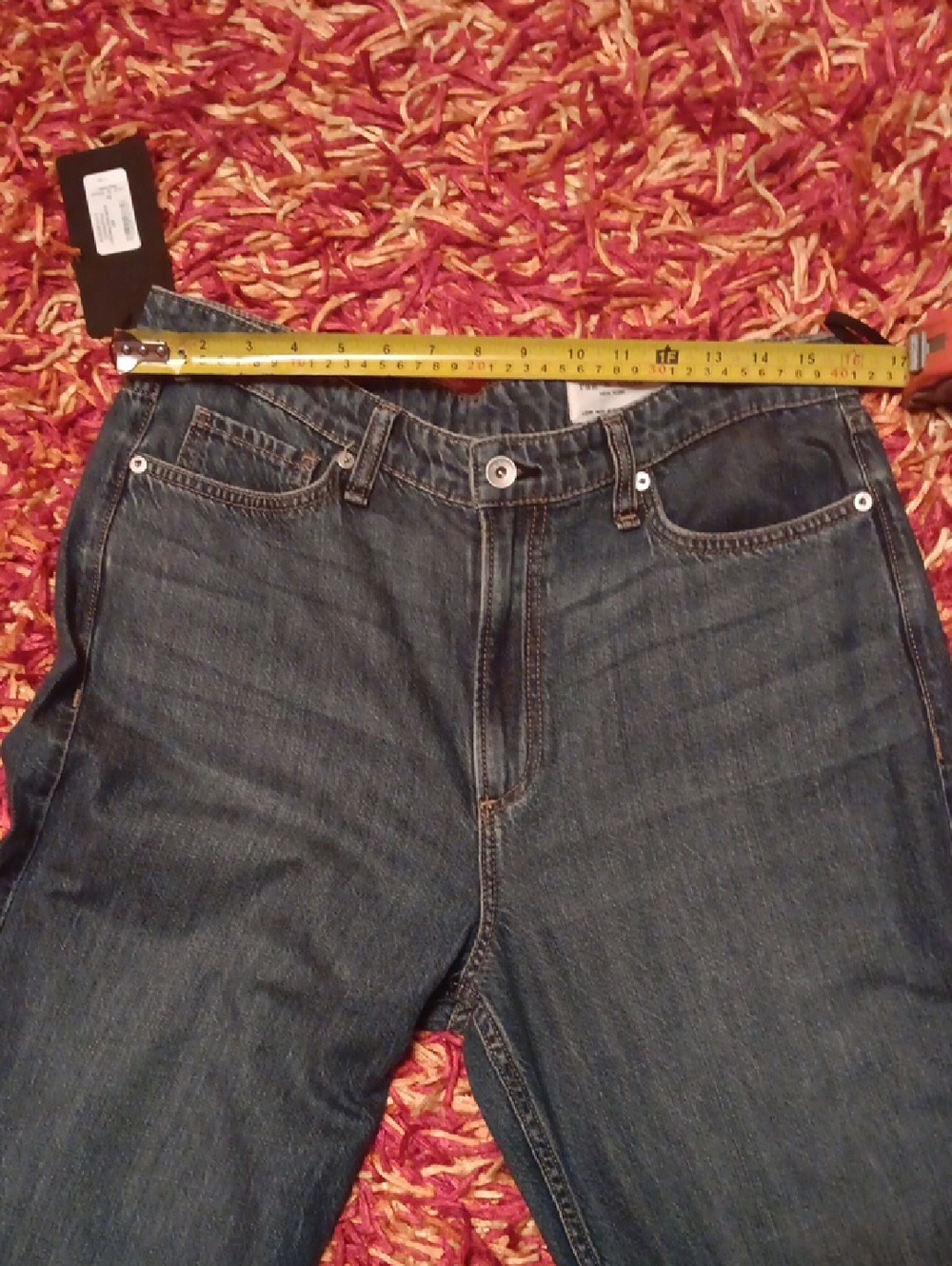 Rag & Bone Lori Mid Rise Wide Leg Jeans in Covington Wash, Size 29 NWT - Picture 12 of 13